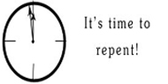 dooms day clock set at one minute before 12 midnight.